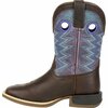 Durango Lil' Rebel Pro Big Kid's Amethyst Western Boot, DARK EARTH/AMETHYST, M, Size 5.5 DBT0225Y